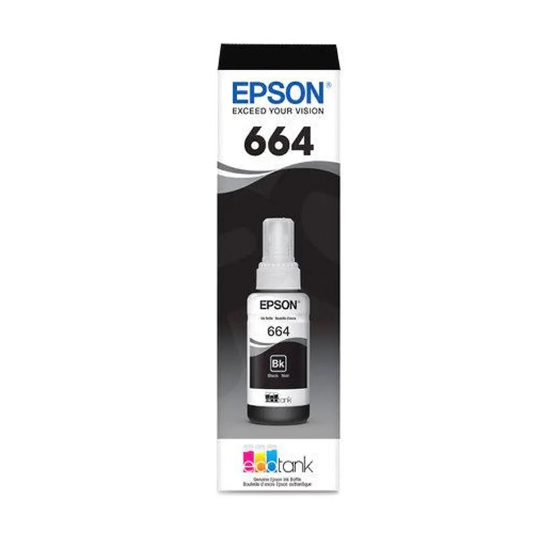 EPSON - Botella de Tinta EPSON T664 Negro T664120