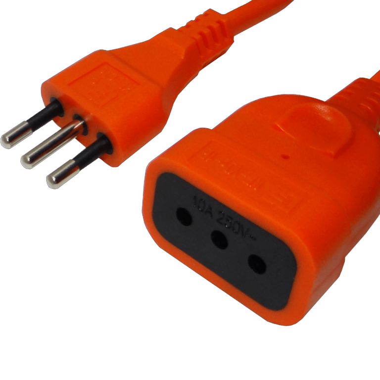 ALARGADOR EXTENSOR ELECTRICO 5 METROS NARANJO