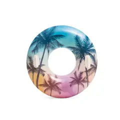 INTEX - Flotador Inflable Aro Tropical Dreams Palmera Tropical