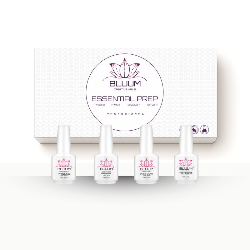 BLUUM - Pack Ph Bond-Primer-Base-Top Línea Profesional Bluum