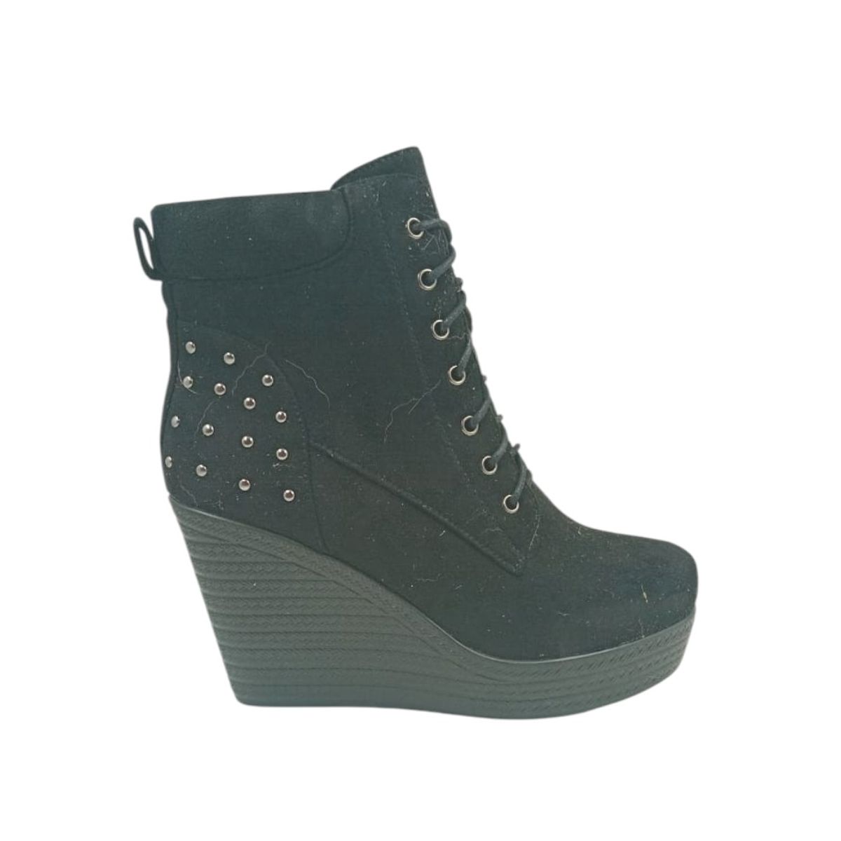 HERIEL - Botín Negro Plataforma Mujer