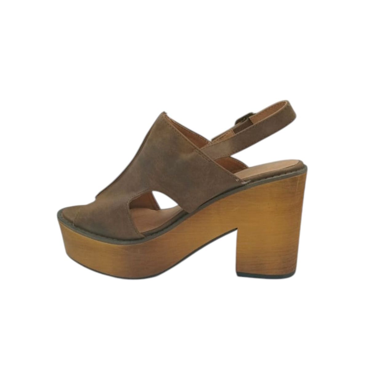 HERIEL - Sandalia Café Plataforma Mujer