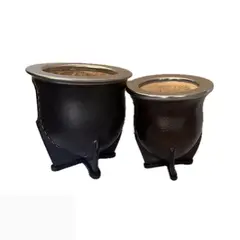 AL FILO DEL GAUCHO - Mate Camionero Uruguayo Negro