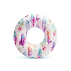 INTEX - Flotador Inflable Aro Tropical Dreams Plumas