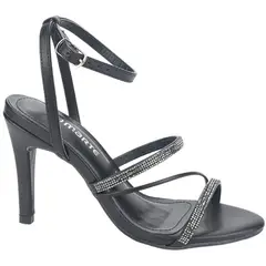 VIA MARTE - Sandalia Mujer Negro Casual 23-17704