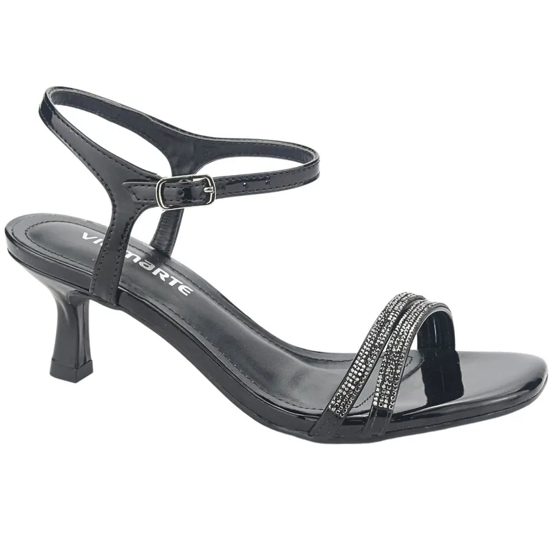 VIA MARTE - Sandalia Mujer Negro Casual Via Marte 23-18504