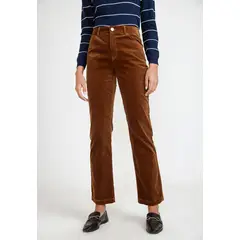 CANADIENNE - Pantalón Cotelé Mujer Nora Beige