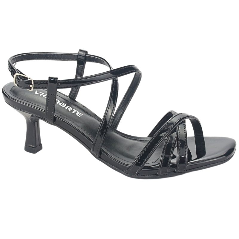 VIA MARTE - Sandalia Mujer Negro Casual Via Marte 23-18503