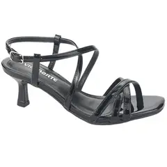 VIA MARTE - Sandalia Mujer Negro Casual 23-18503