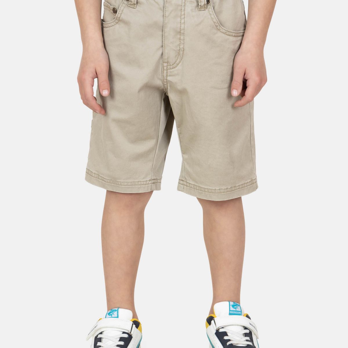 MAUI AND SONS - Bermuda Jogger Vaholux Beige Infantil Maui And Sons - Beige