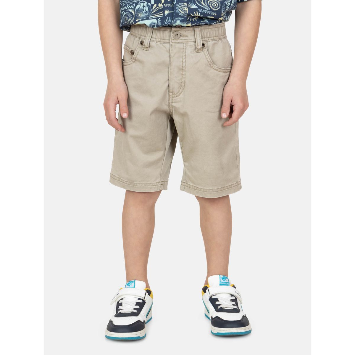 MAUI AND SONS - Bermuda Jogger Vaholux Beige Infantil Maui And Sons - Beige