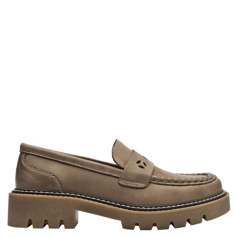 PANAMA JACK - Mocasín Mujer Casual Marrón claro