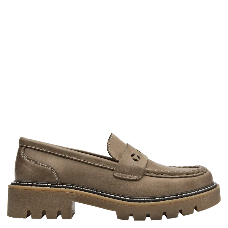 Mocasín Mujer Casual Marrón claro