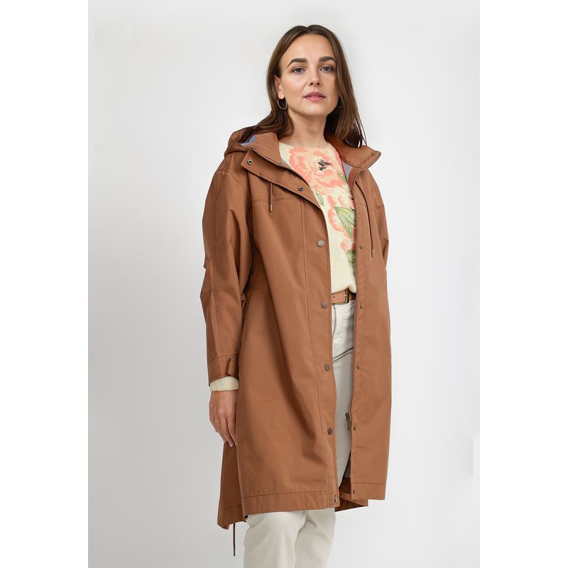 CANADIENNE - Impermeable Mujer Café