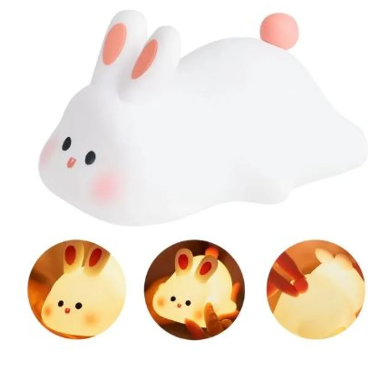 GENERICO - Lámpara LED Recargable con Temporizador y Control de Botones