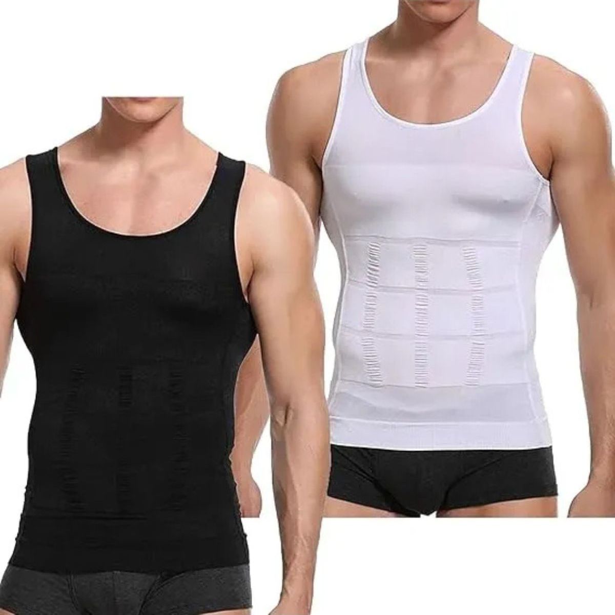 LOOK SHOP - Pack 2 Faja De Compresión Hombre Tipo Musculosa Reductora 310