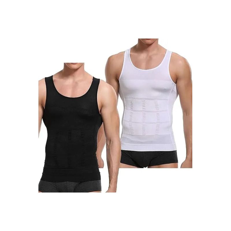 MPROPIA - Pack 2 Faja De Compresión Hombre Tipo Musculosa Reductora 310