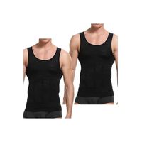 Pack 2 Faja De Compresión Hombre Tipo Musculosa Reductora 310