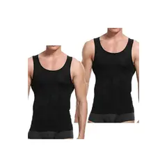 LOOK SHOP - Pack 2 Faja De Compresión Hombre Tipo Musculosa Reductora 310