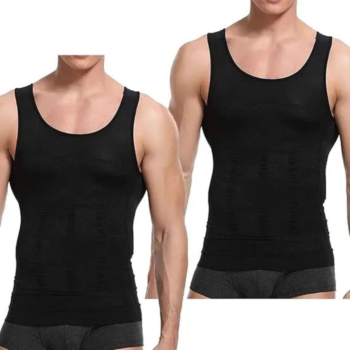 LOOK SHOP - Pack 2 Faja De Compresión Hombre Tipo Musculosa Reductora 310