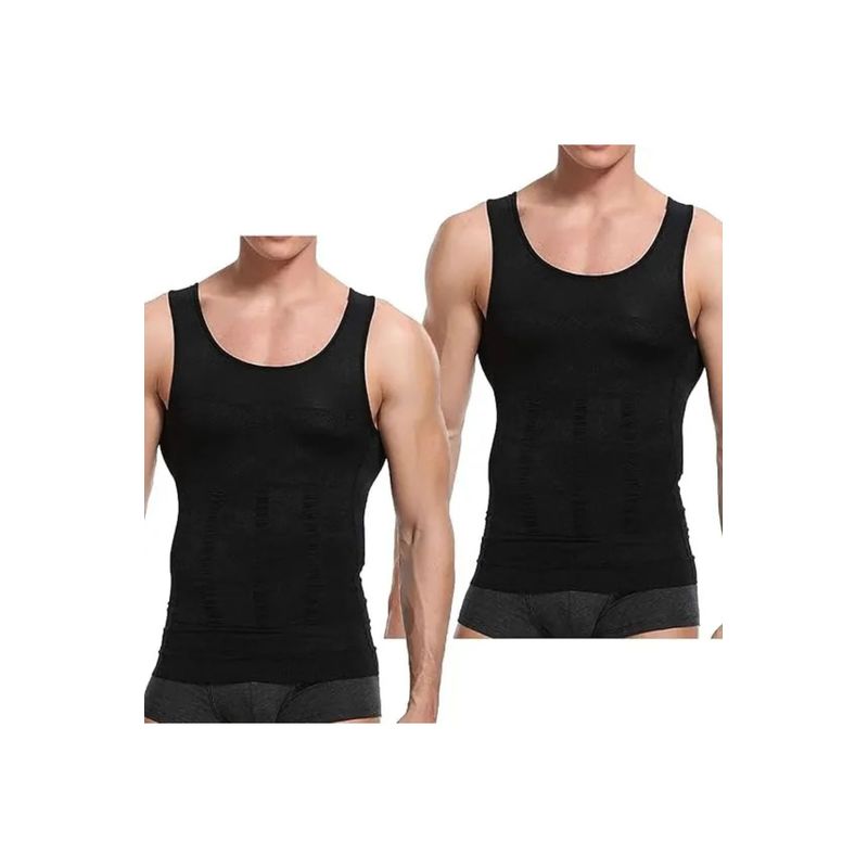 MPROPIA - Pack 2 Faja De Compresión Hombre Tipo Musculosa Reductora 310