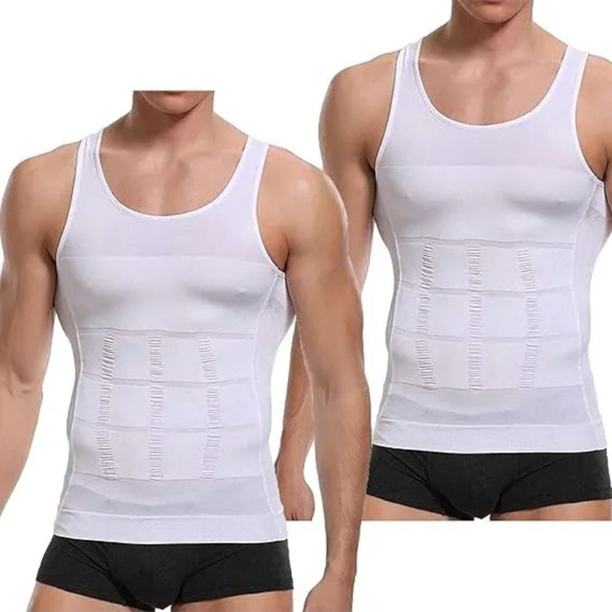 LOOK SHOP - Pack 2 Faja De Compresión Hombre Tipo Musculosa Reductora 310