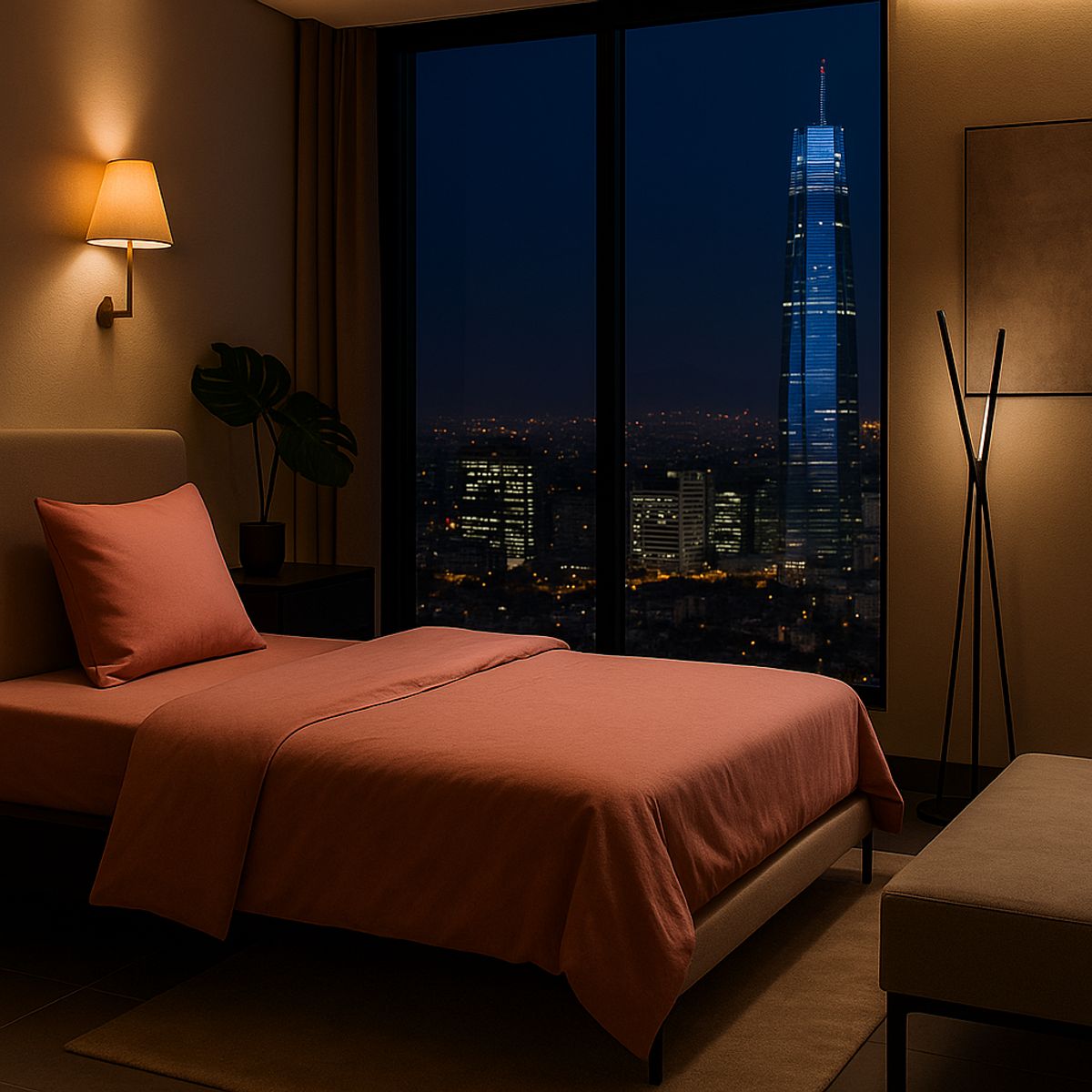 ARMONIA - Set de Cama Signature 800 Hilos Rosado Plaza y Media Algodón