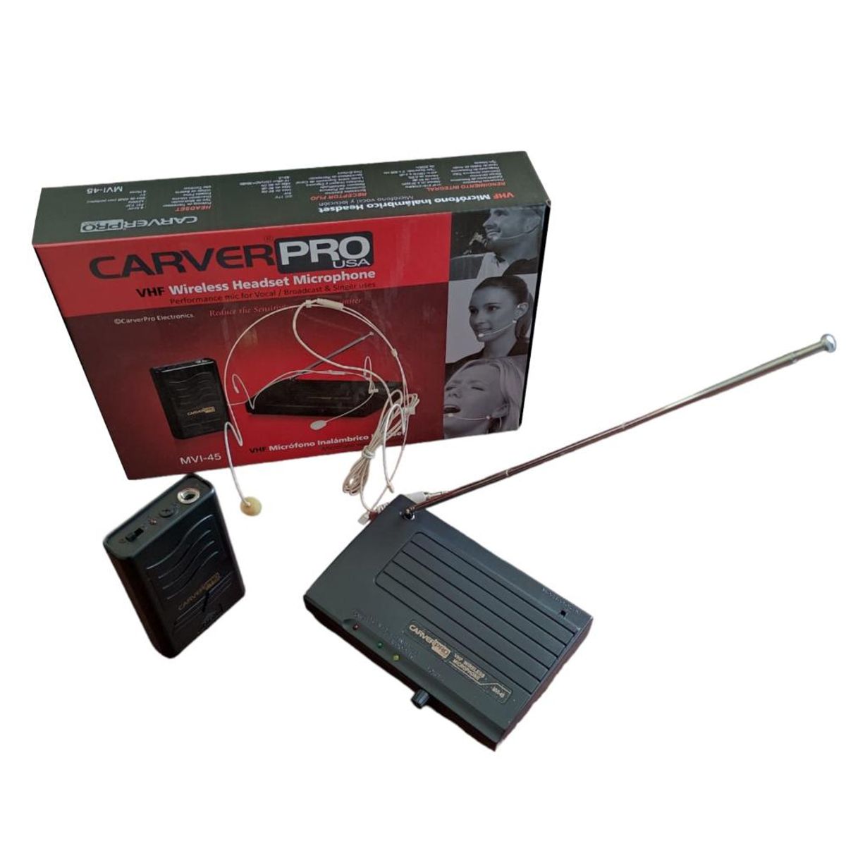 CARVERPRO - Sistema Inalambrico Microfono Cintillo CarverPro MVI-45