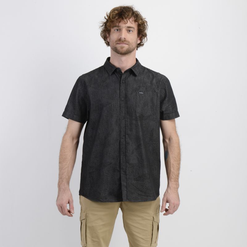 O'NEILL - CAMISA MANGA CORTA PERSON GRIS OSCURO