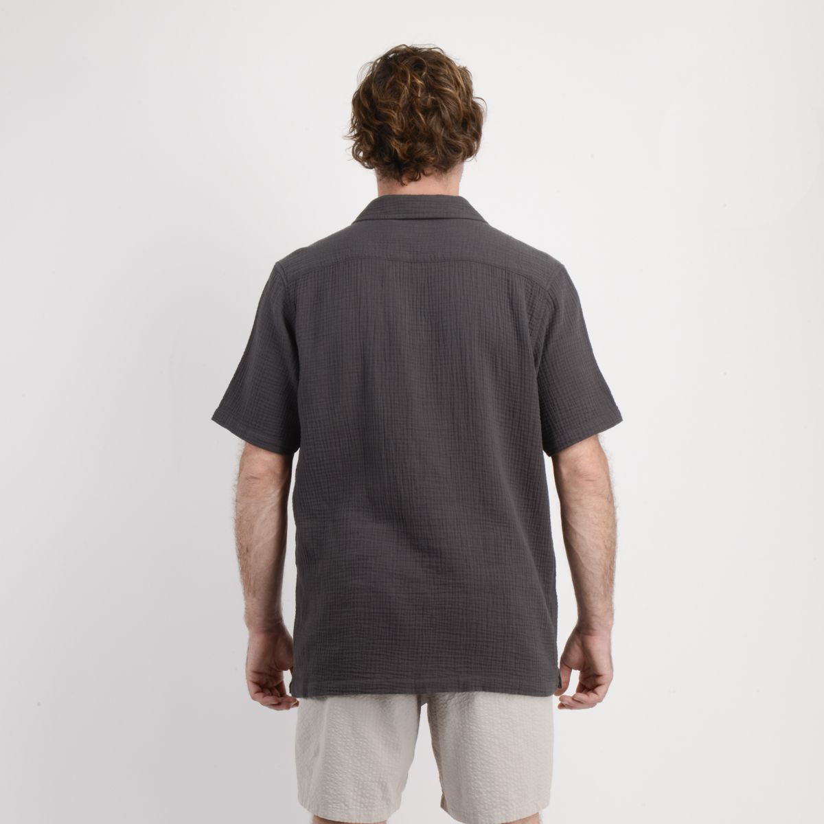 O'NEILL - CAMISA MANGA CORTA MELODY ROCK GRIS OSCURO