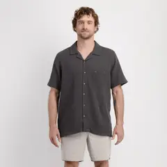 O'NEILL - CAMISA MANGA CORTA MELODY ROCK GRIS OSCURO