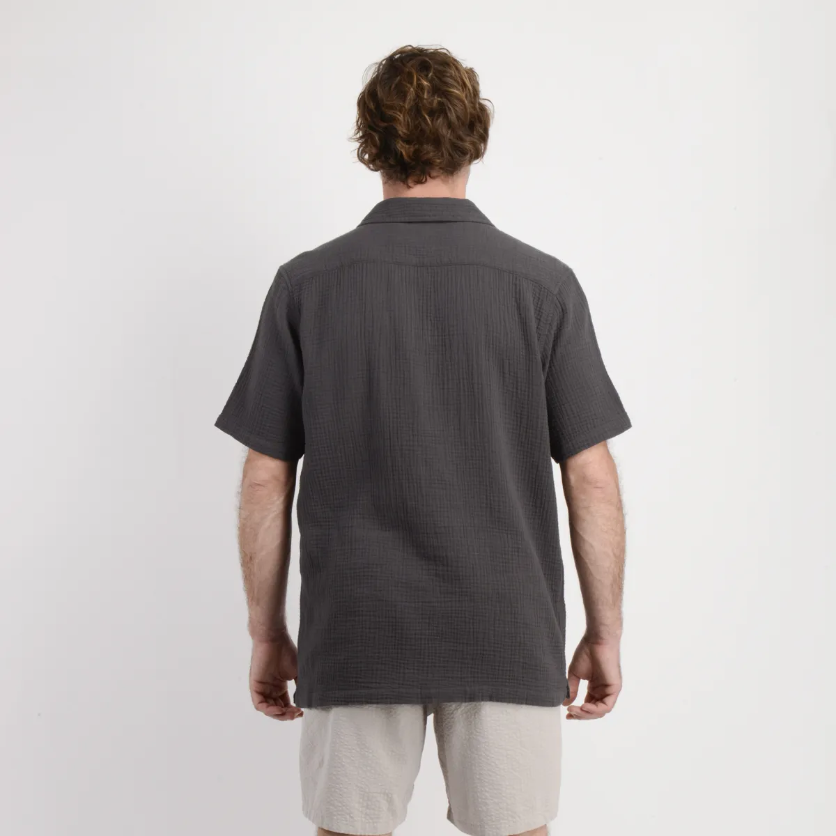 O'NEILL - CAMISA MANGA CORTA MELODY ROCK GRIS OSCURO