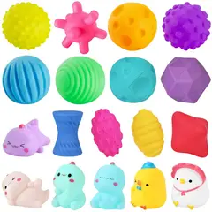 GIOIO - 18pcs Juego De Juguetes De Estimulación Sensorial Para Bebés