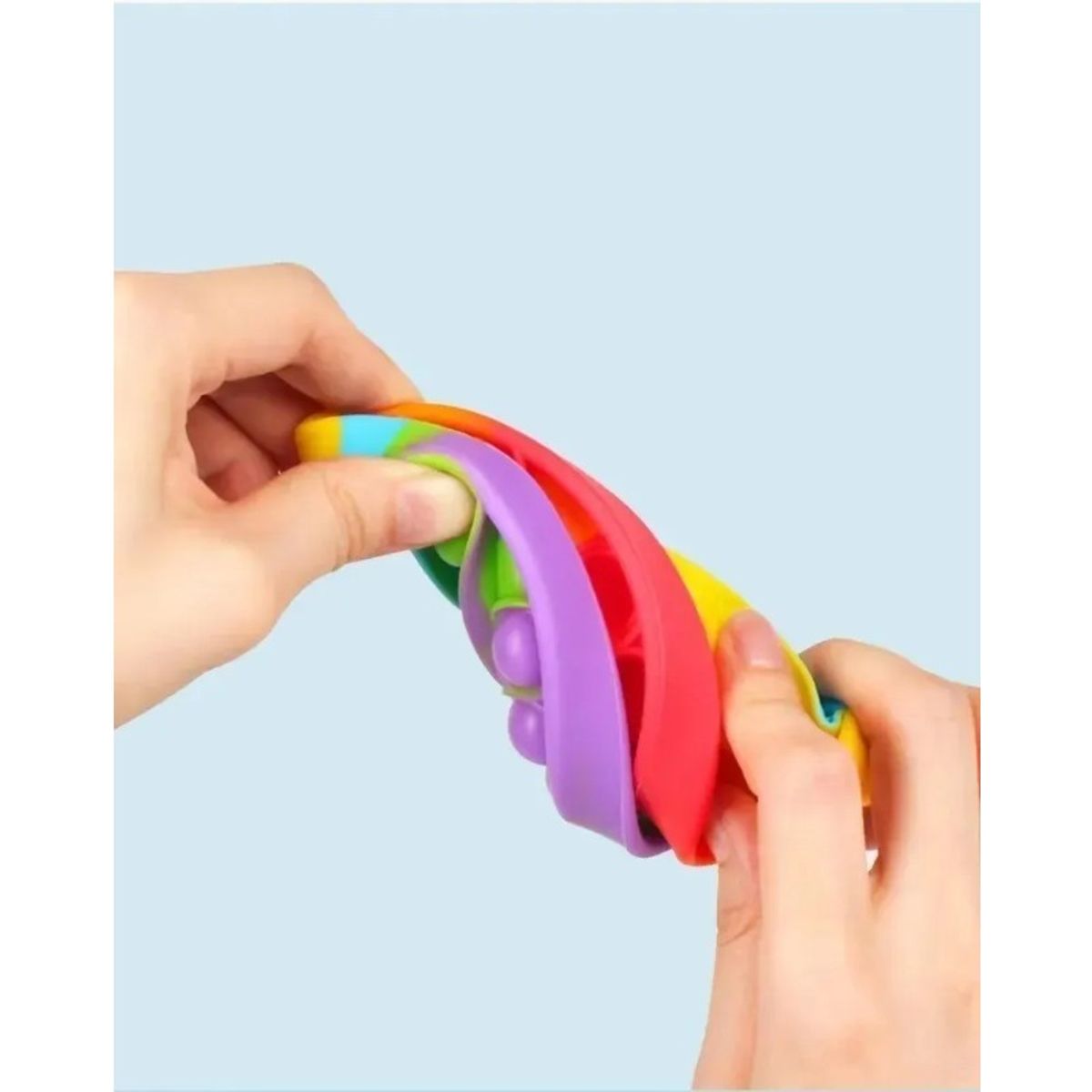 GIOIO - Juego 8 Piezas Push Pop It Bubble Fidget Juguete Antiestrés