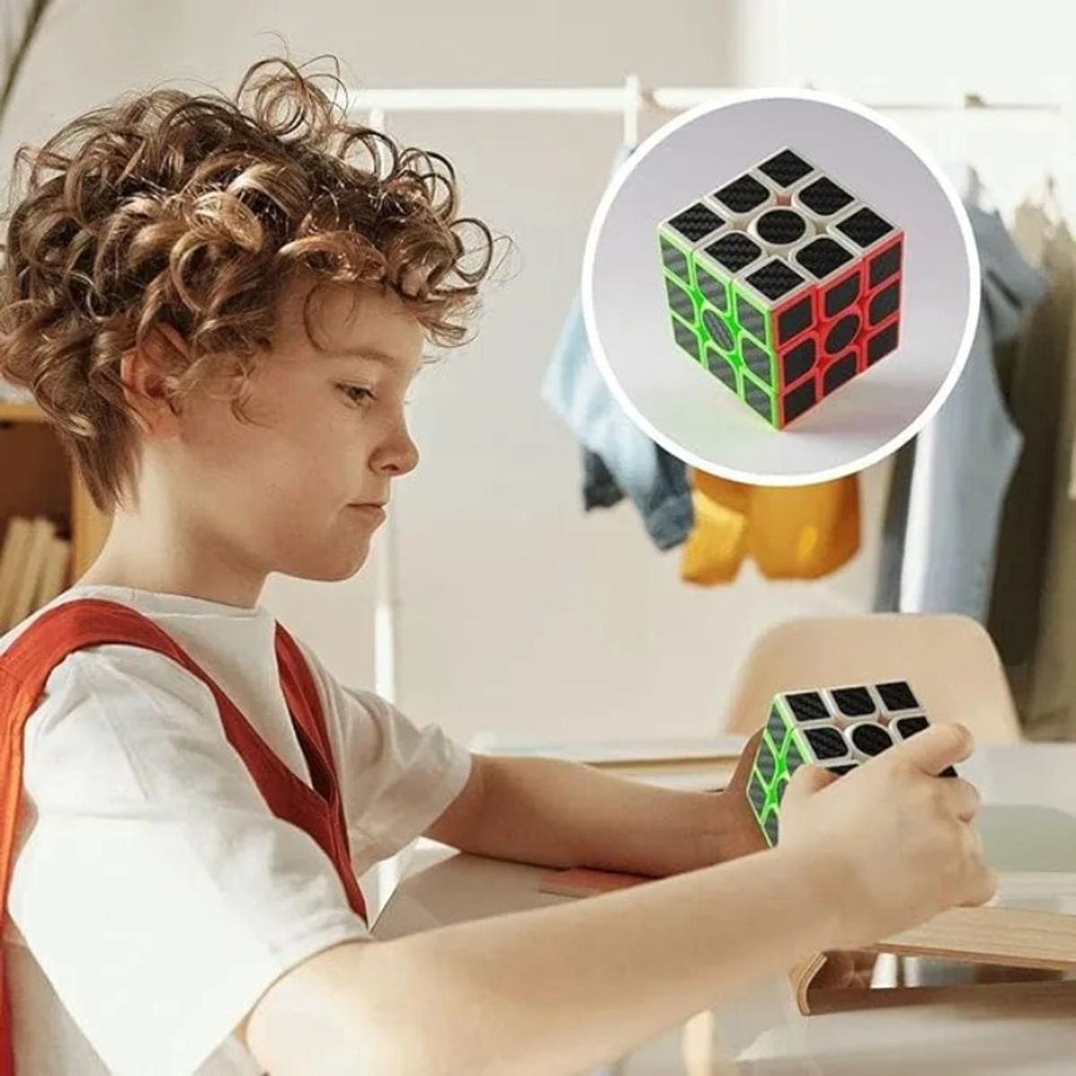 GIOIO - Cubos Rubik Qiyi 2x2 3x3 4x4 5x5 Stickerless Paquete 4 Estructura 6 Colores