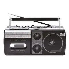AUDIO PRO - Radio Grabadora Audiopro Cassette Retro Bt Amfmsw Ap02077