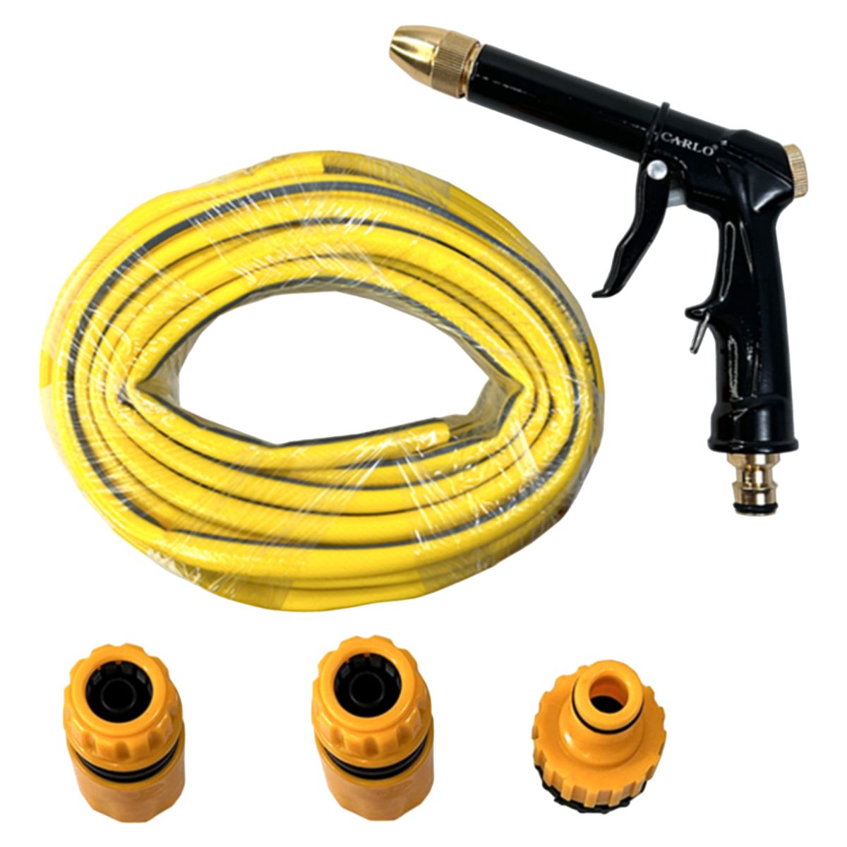 CARLOS I - Kit Manguera Jardin 1/2 15m Pistola Boq Cobre Carlo 6002237