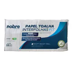NOBRE - Toalla Interfoliada Fit 1000 Hojas 20x20 cm