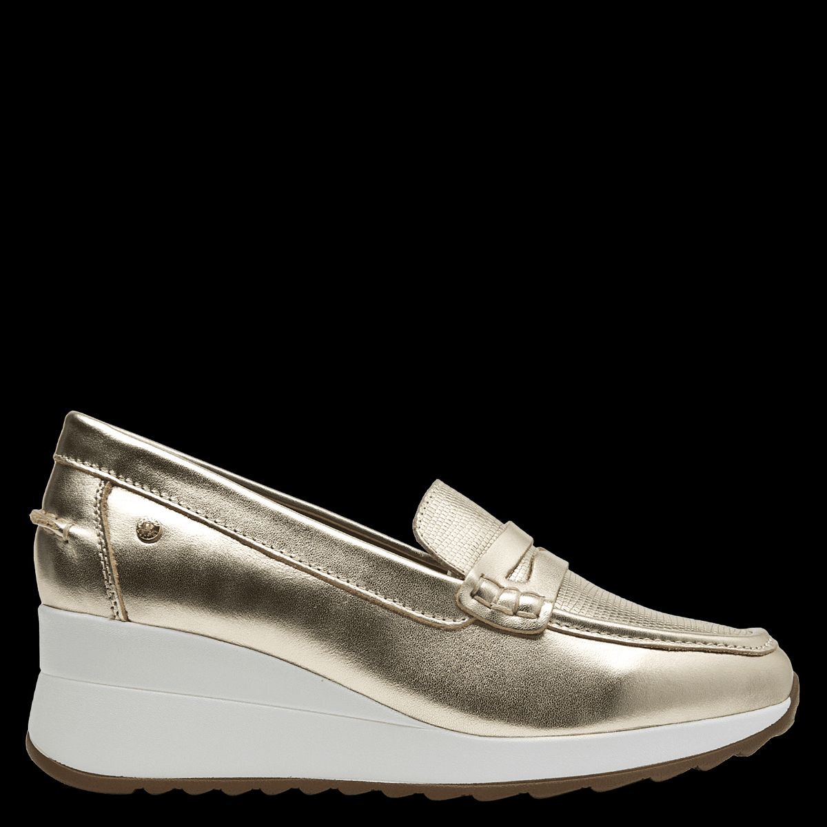 POLLINI - Mocasin Mujer Casual Dorado