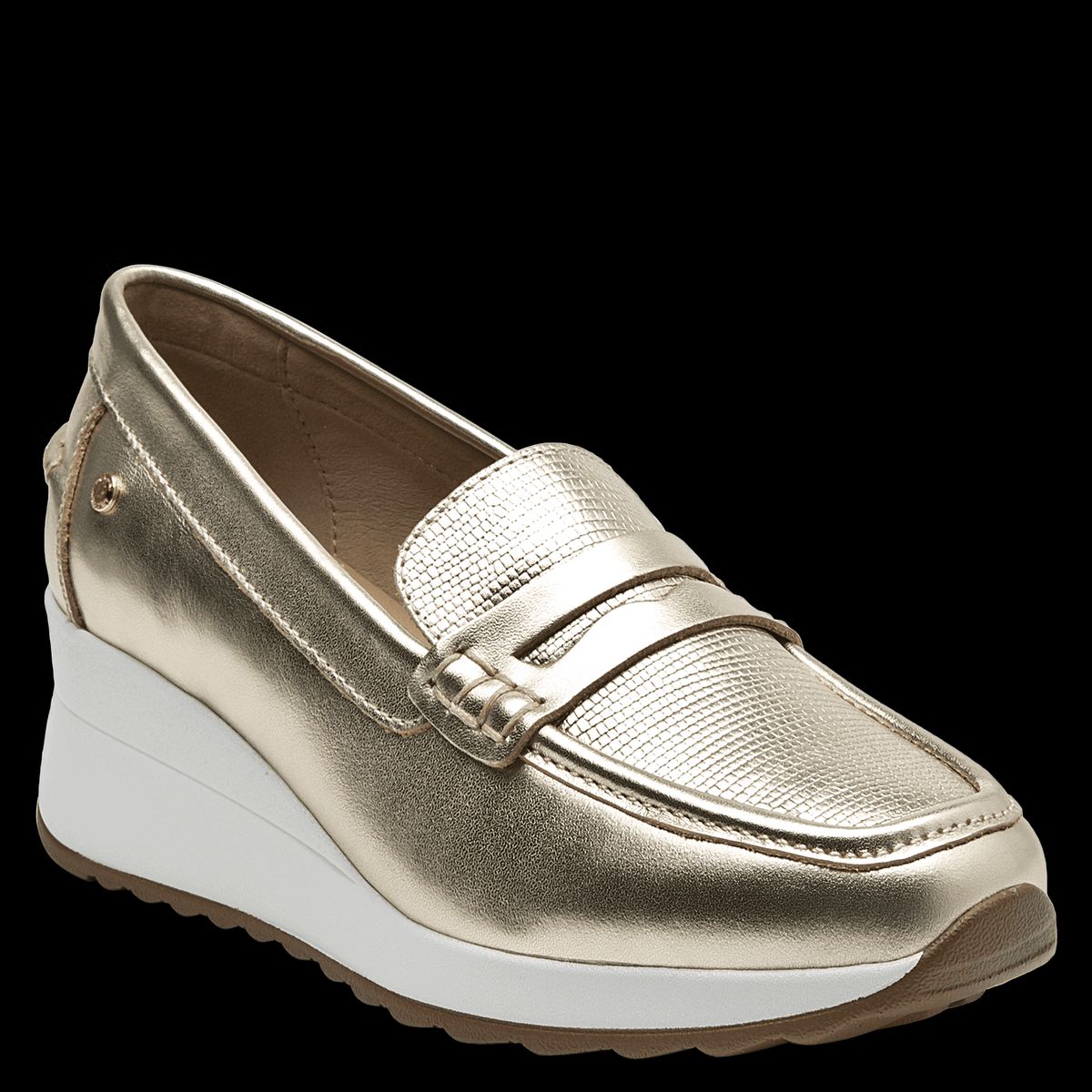 POLLINI - Mocasin Mujer Casual Dorado