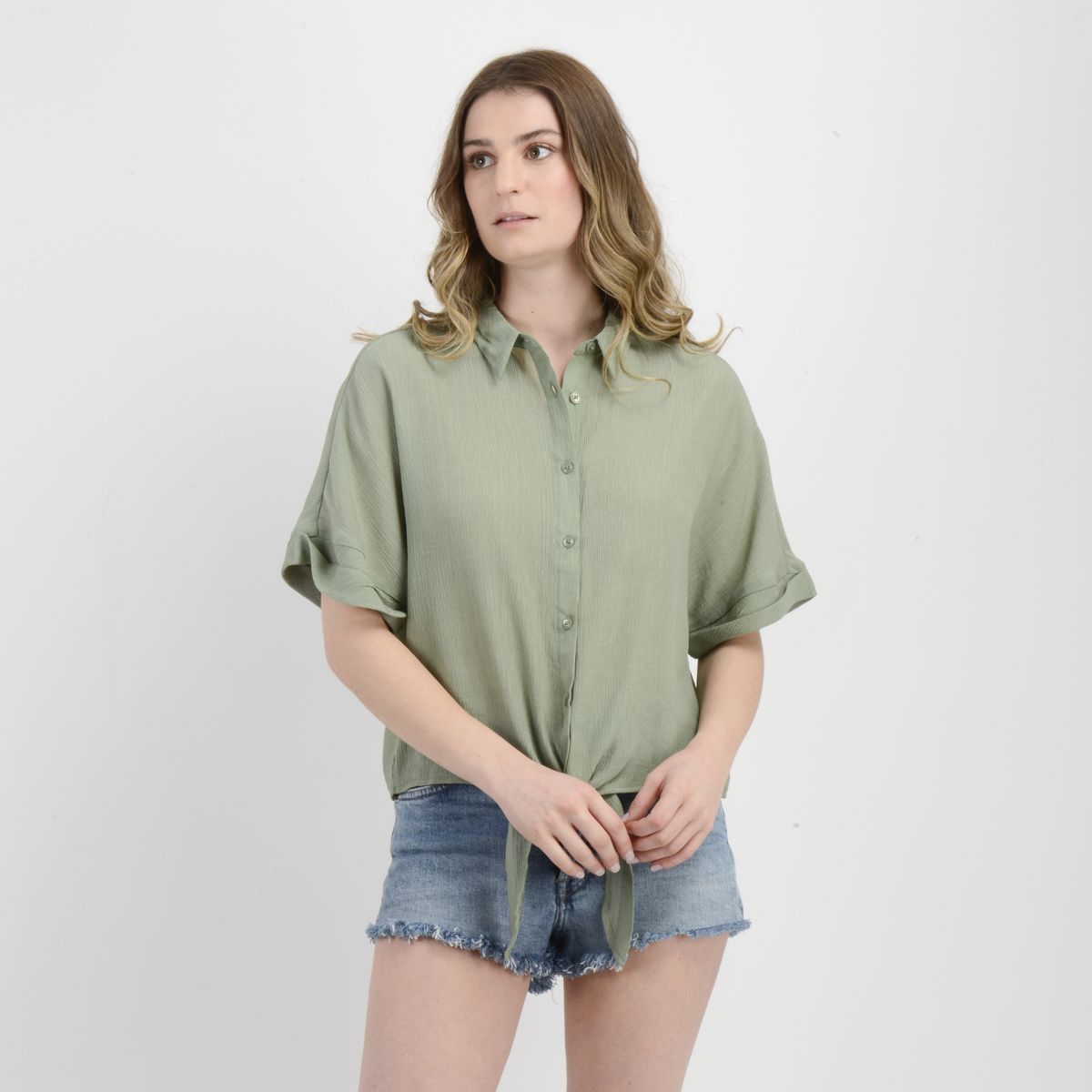 O'NEILL - BLUSA MANGA CORTA BRINLEY VERDE