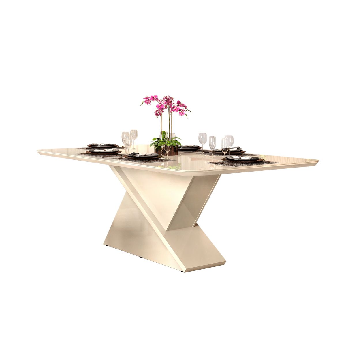 DI PORETTI - Juego de Comedor Berlin 8S