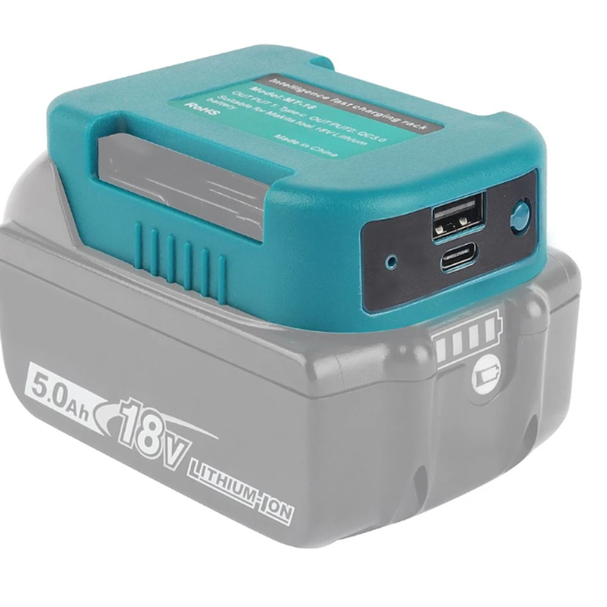 GENERICO - Transformador accesorio para bateria makita usb