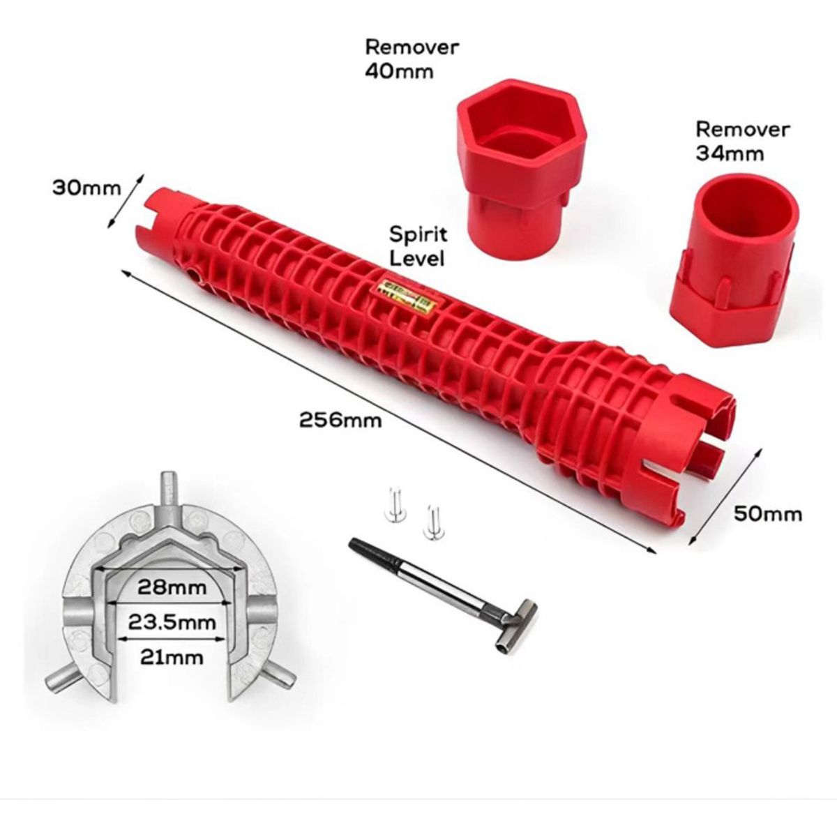 GENERICO - Llave Ajustabl Gasfiteria Multiuso Flexible Generica 6000129