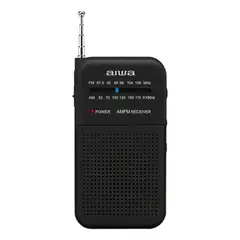 AIWA - Radio Portátil Análoga Fm/am Potencia De 0,4w Aw-fml1 Color Negro