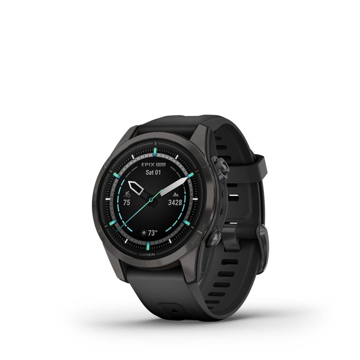 GARMIN - Smartwatch multideporte Epix Pro Sapphire 42 mm Unisex Negro