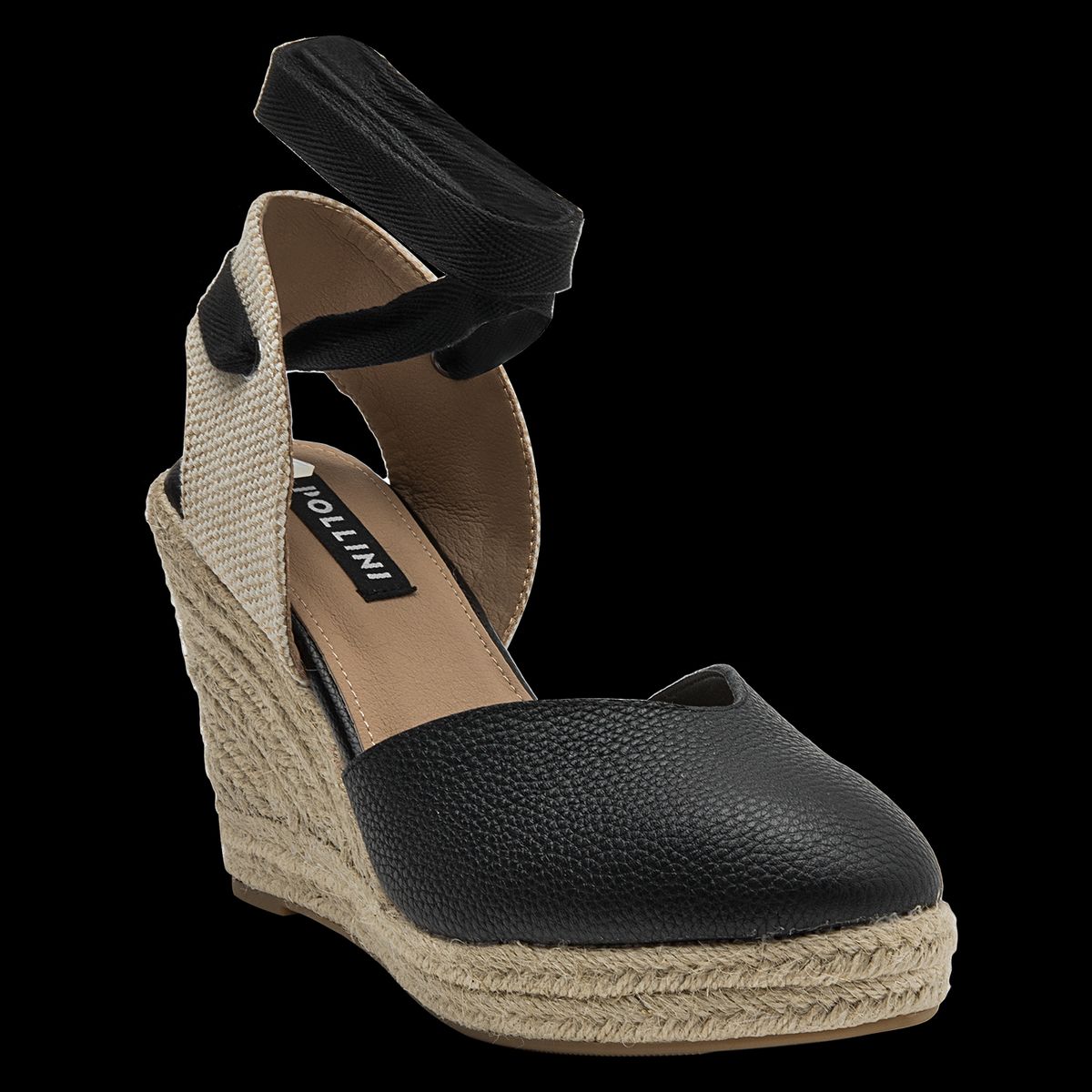 POLLINI - Alpargata Mujer Casual Negro