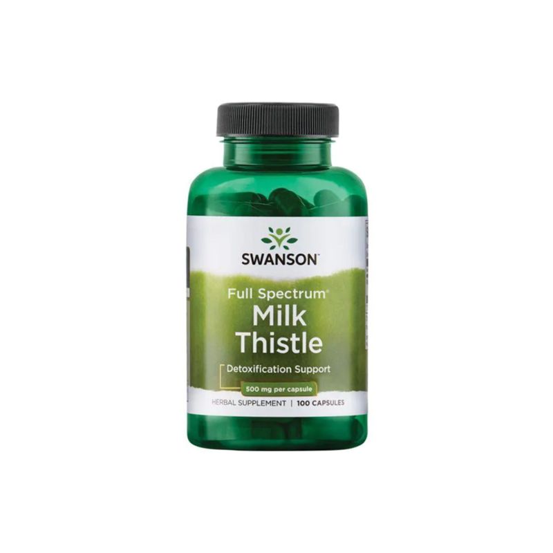 SWANSON - Swanson Full Spectrum Milk Thistle 500mg 100 Caps