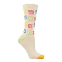 AZALEIA - Calcetines Catrina Mujer Beige