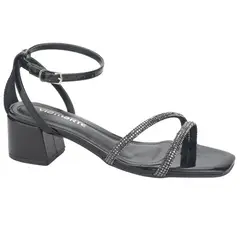 VIA MARTE - Sandalia Mujer Negro Casual 23-9804